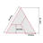 Foldable Mobile Trapezoidal Modular Conference Training Table Set