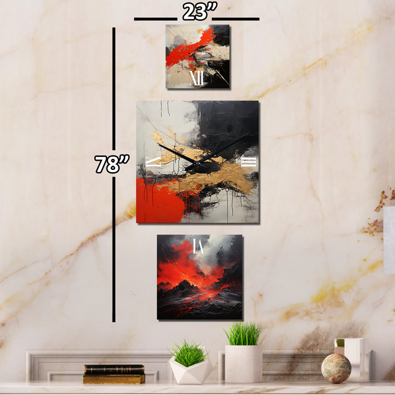 Makalee Metal Wall Clock