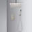 Ceiling Mounted Shower System Combo Set with Handheld and 10"Shower head-129589988