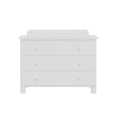 Milk Street Baby "Just White" Three Drawer Dresser