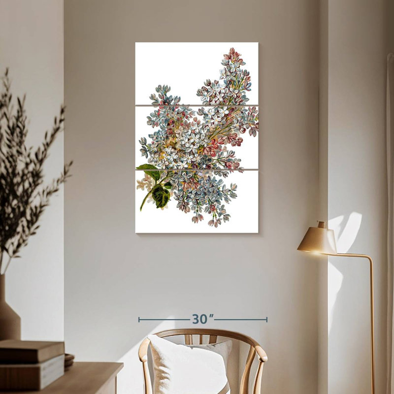 Harnek, fleurs lilas rétro