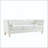 3-Seat Transitional Sofa with Nailhead Trim and Solid Wood Legs