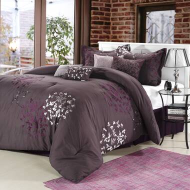 Astoria Boulevard Modern & Contemporary Floral Comforter Set