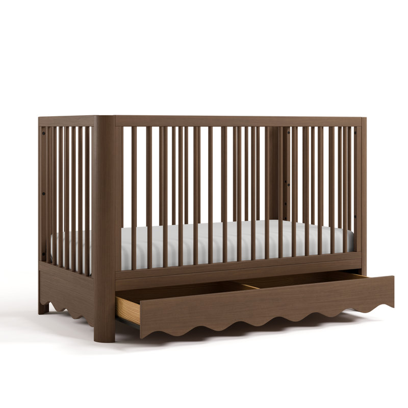Storkcraft Casablanca Deluxe 5-In-1 Convertible Crib, Hazelnut