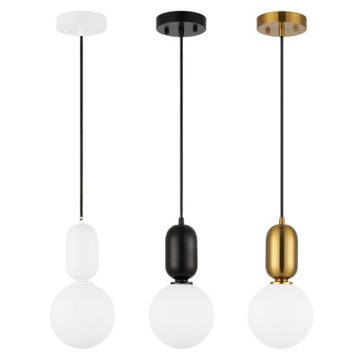 Luminaire suspendu sphérique 1 lumière Matsu