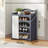 Foldable Shoe Rack For Home - Bamboo Entryway Shoe Organizer With Dust-Proof Curtain, Multi-Layer Design For Easy Storage