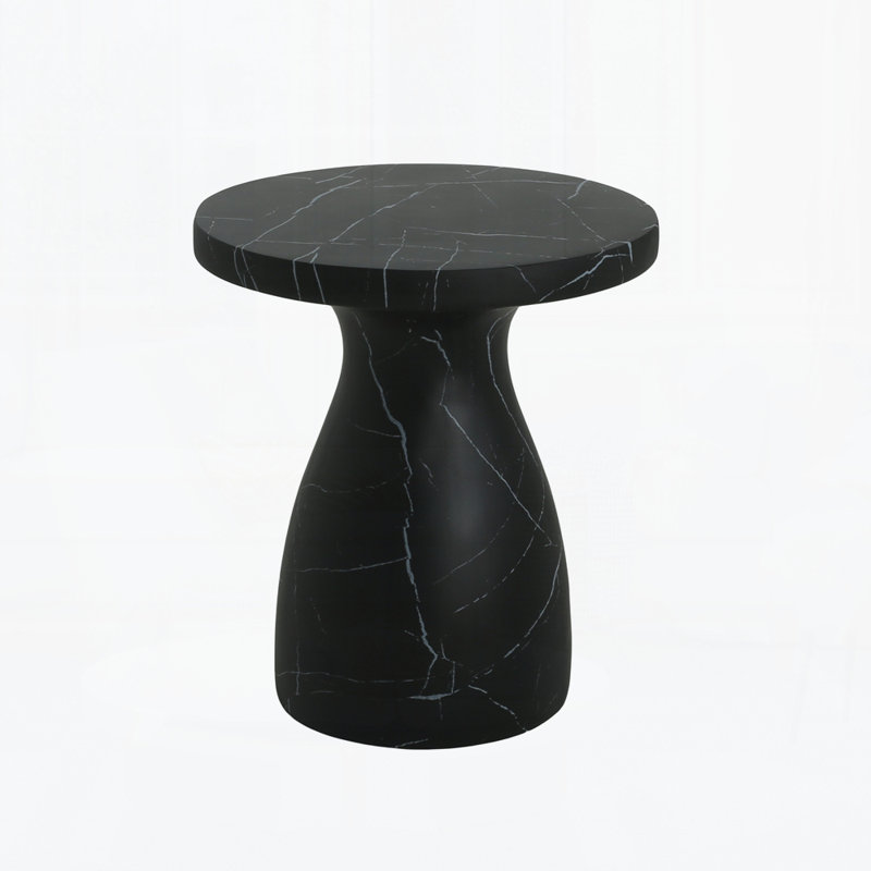 Outdoor Side Table, Black
