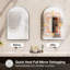 Miroir de salle de bain 20 po x 30 po à DEL avec miroir de salle de bain anti-buée-1090483069-1090483067