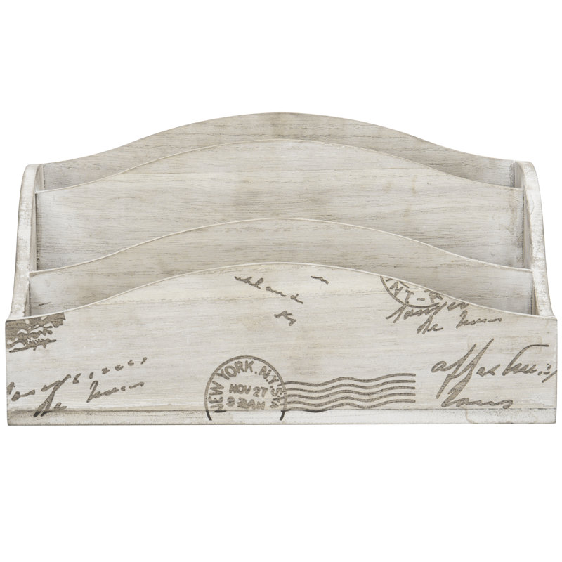 Leeroy Solid Wood Office Supply Desk Organiser