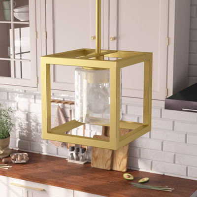 Misiak 1-Light Dimmable Pendant for Living Room & Kitchen Island