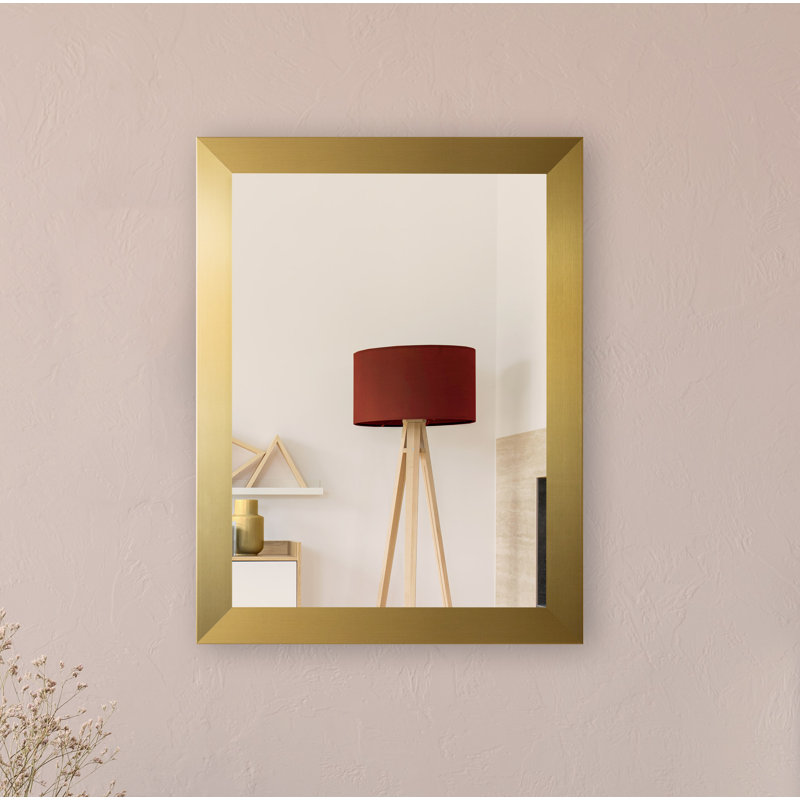 Miroir d'appoint mural Benning Glam, 25,5 po x 21,5 po