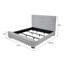 Lit tapissier gris 58 po Boucle-2108837149