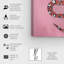 Cadre rose sur toile «Pink Around I»-59215181-59215188