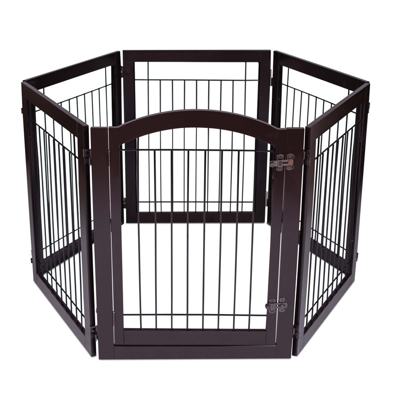 Barrière pour animaux autoportante, Espresso