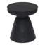 Matte black table stool
