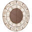 Crush Rattan Flat Wall Mirror