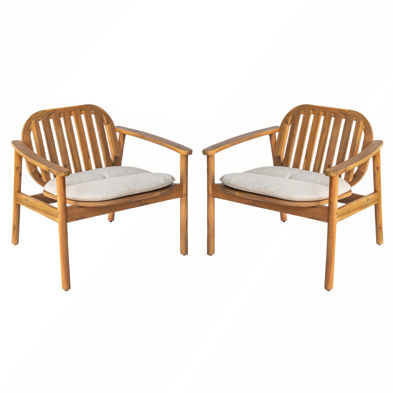 Ensemble de 2 fauteuils club avec coussins