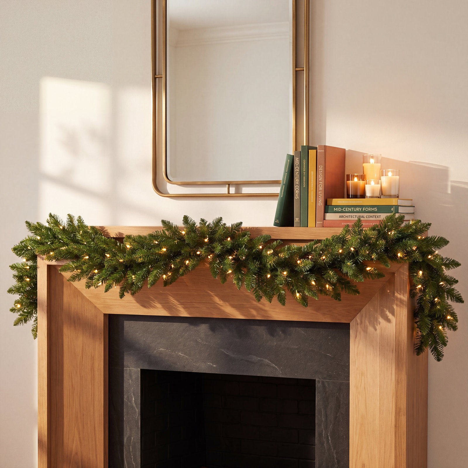 Peabody 600'' in. Lighted Faux Mixed Assortment Garland