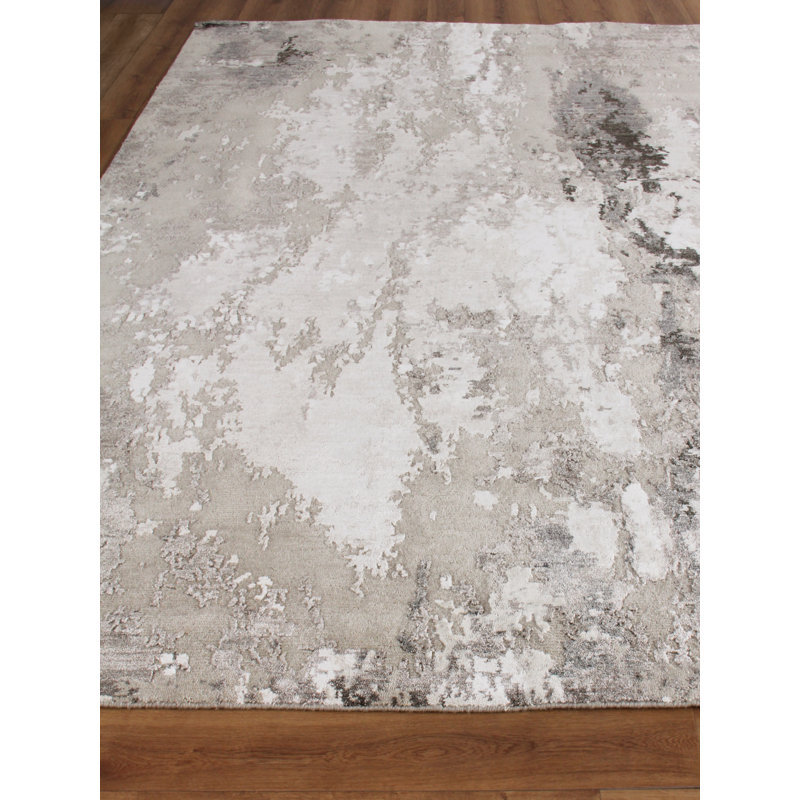 Cosmo Wool Abstract Area Rug, Rectangle 9' x 12'