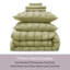 Ensemble d'édredon 7 pièces Bed in a Bag Seersucker-124623658-124871278