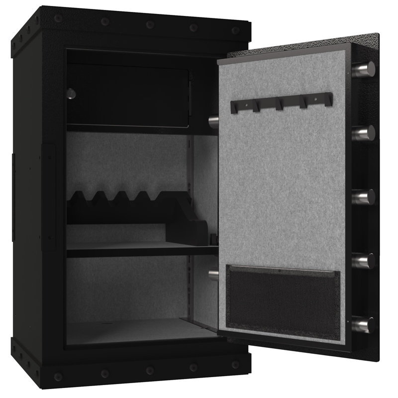 Three-Lock Safe, 14.96" H x 28.34" W x 16.53" D