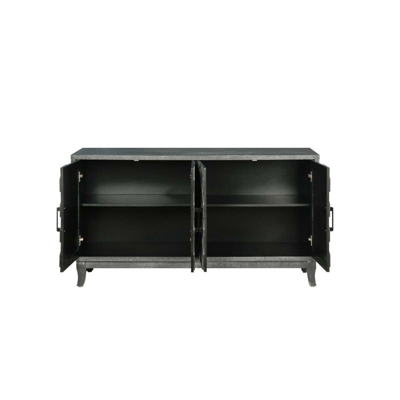 Arnout 59.8'' Sideboard,Buffet table,Dining cabinet with storage, Antique Dark Gray 1