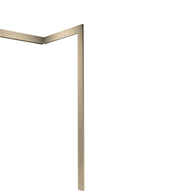 Solid Surface Shower Trim Kit, Bermuda Sand