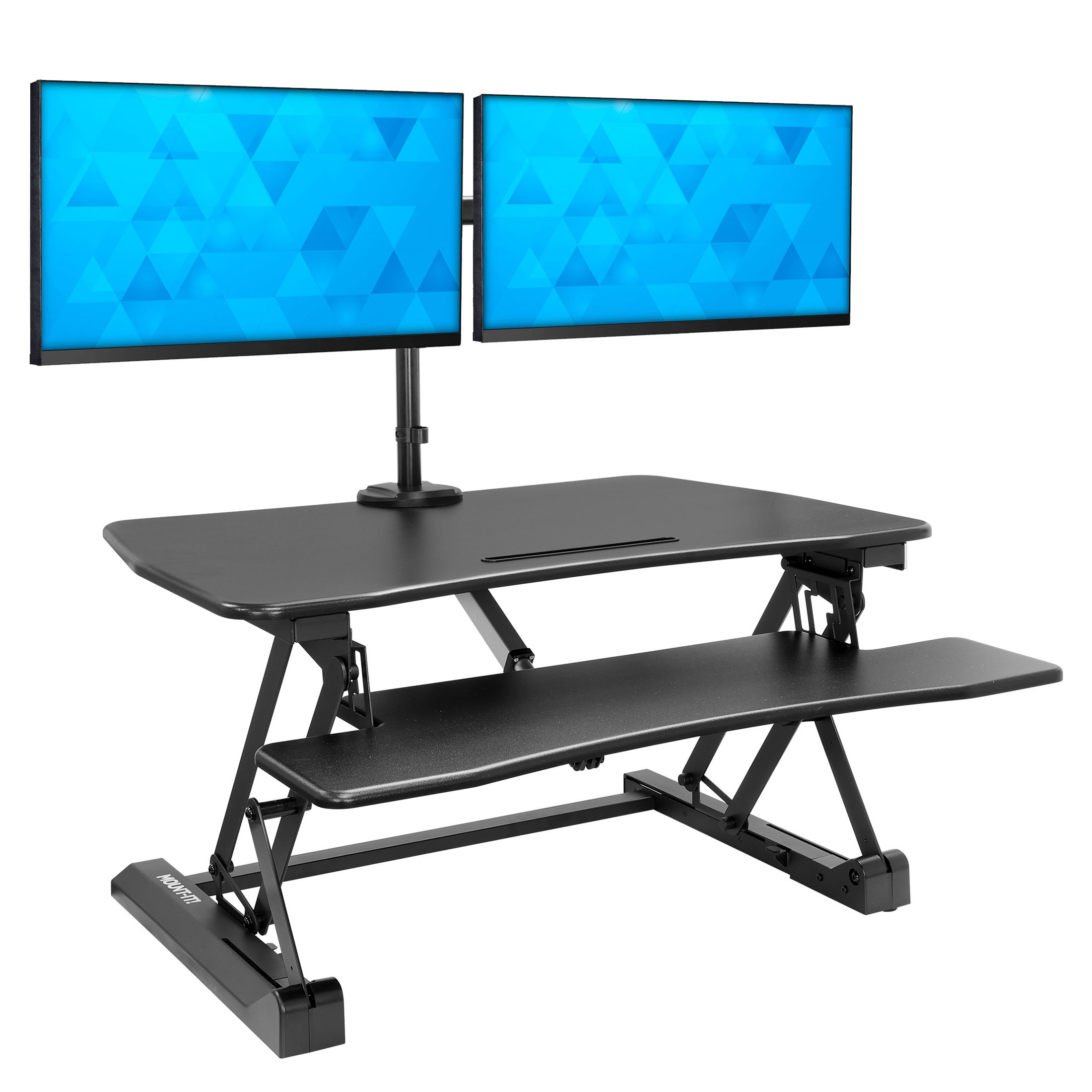 Mount-it Multi-Screen Floor Stand Mount | Wayfair