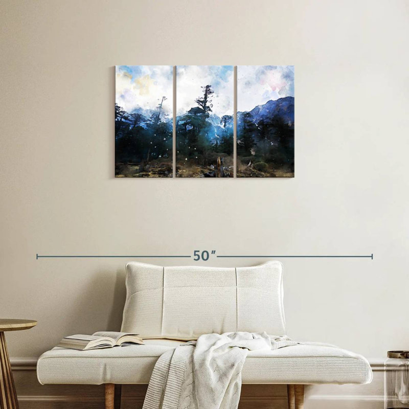 Avery Forest Abstract, 20" H x 33" W