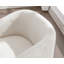 Chaise avec accoudoirs et chaise de salle à manger rembourrés en lin Belsford-925831104-925831119