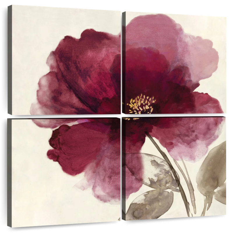 Harnek Crimson Peony II, H 26 po x l 26 po