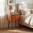 Seadrifte 2-Drawer Nightstand Small Side End Table with Storage for Bedroom Living Room or Entryway-1646020302