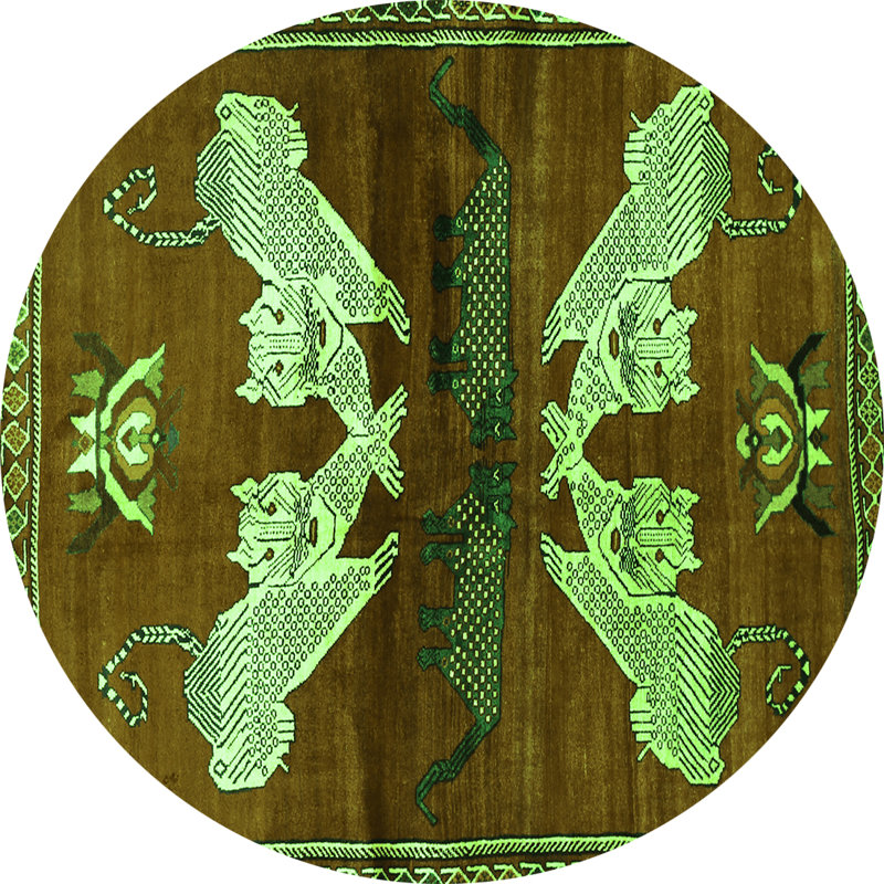 Tapis verts Traditional 734, Rond 8 pi