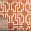 Tapis intérieur / extérieur terre cuite / beige Arneshia-1666351050