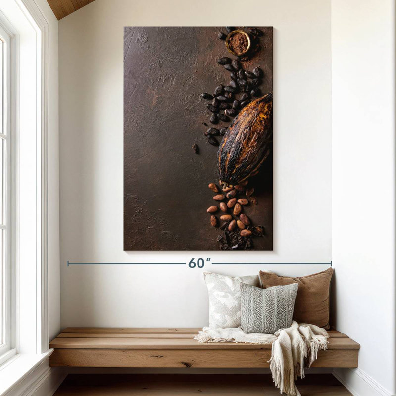 Yarlin Cocoa Beans Varieties, 51" H x 34" W