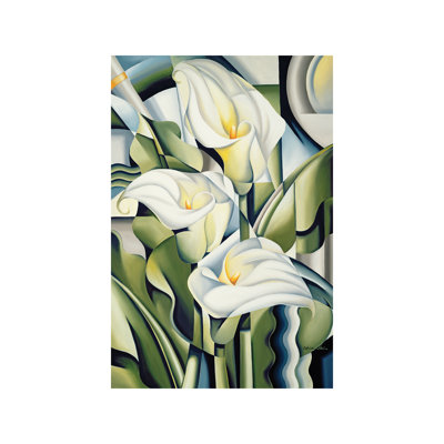 Cubist Lilies by Catherine Abel - Print on Canvas