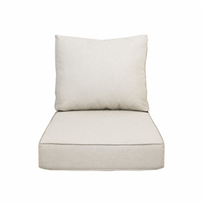 Deep Seat Chair Cushion Set - Almond