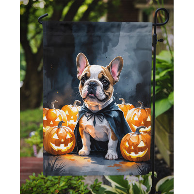 Drapeau de jardin chiot Halloween