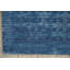 Tapis bleu en laine tissé à la main Gambrills-87055280
