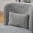 25.2"W Chenille 360°Swivel ArmlessChair with Pillow,Metal Base-255887736