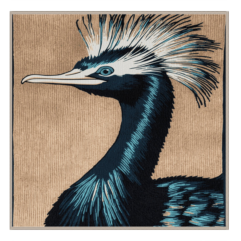  Tapis lavable à deux crêtes Cormorant, Carré 8 pi