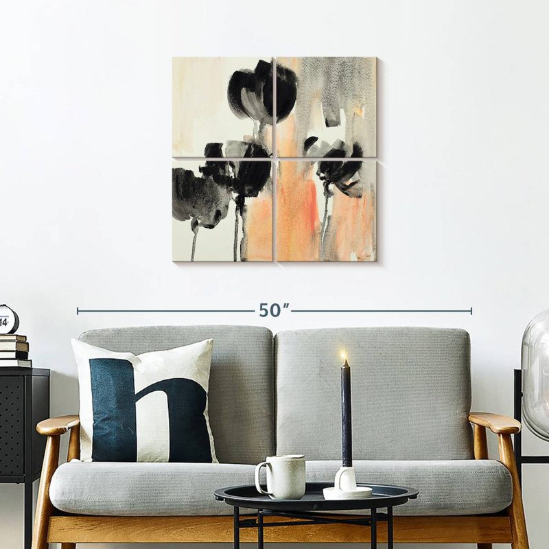Harnek Blushing Tulips II, 26" H x 26" W