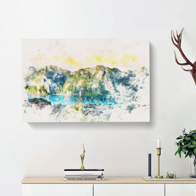 Phi Phi Islands In Thailand - Wrapped Canvas Print