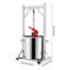 Pressoir à fruits manuel en acier inoxydable YYBUSher 5,8 gallons