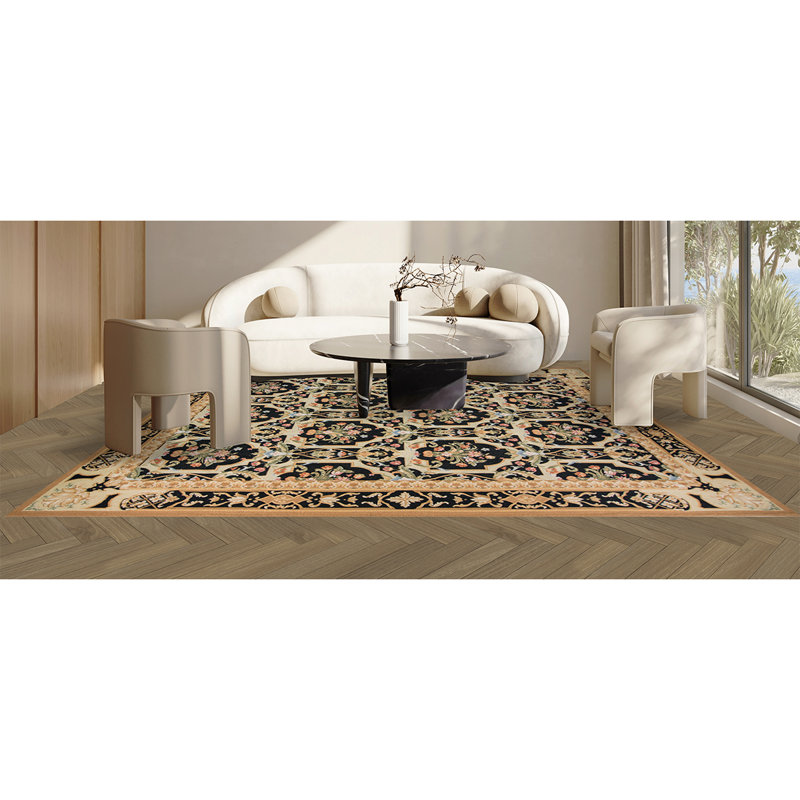 Wool Oriental Area Rug, Rectangle 9' x 12'