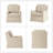 Wimberly 29.5" W Polyester Swivel Rocking Armchair (Set of 2) -101785609