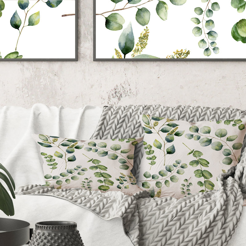 Abstract Throw Pillow