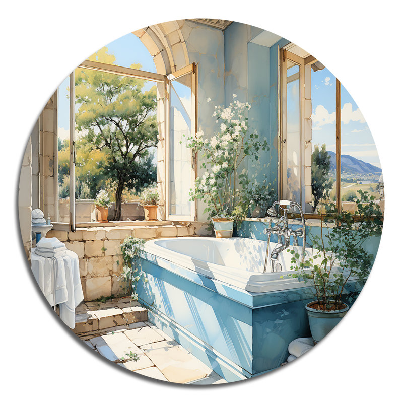 Art de la salle de bain, H 16 po x l 16 po