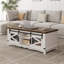 Solid Wood Coffee Table with Storage