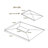 13X10 Ft Patio Double Roof Gazebo Replacement Canopy Top Fabric-113826873